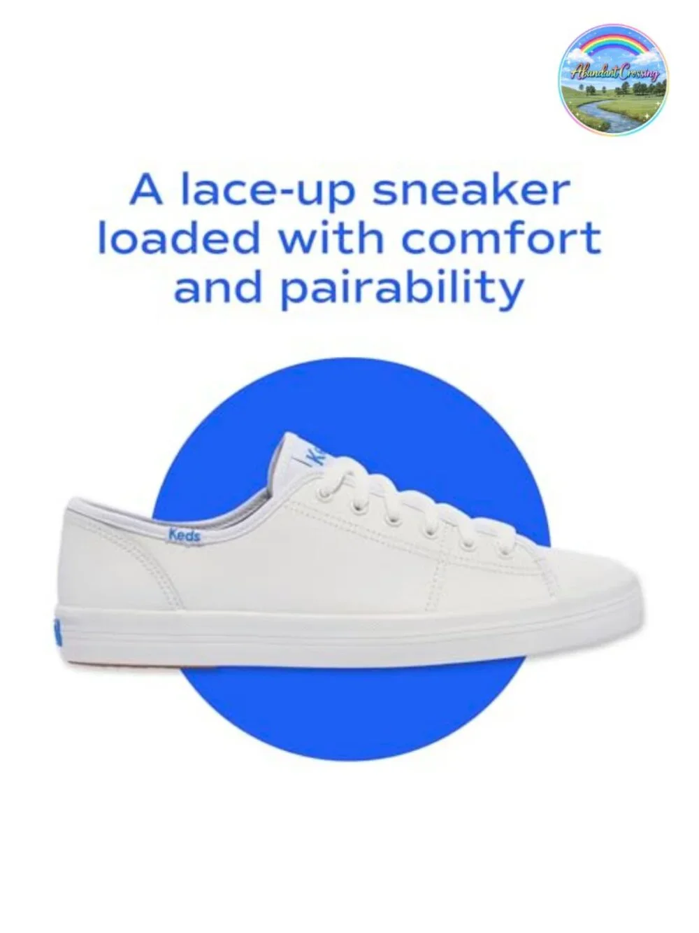 Keds Kickstart Lace Up Canvas Sneakers Women's Cushioned Comfort